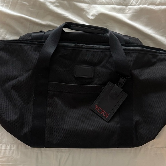 TUMI Black Duffel Bag for Men